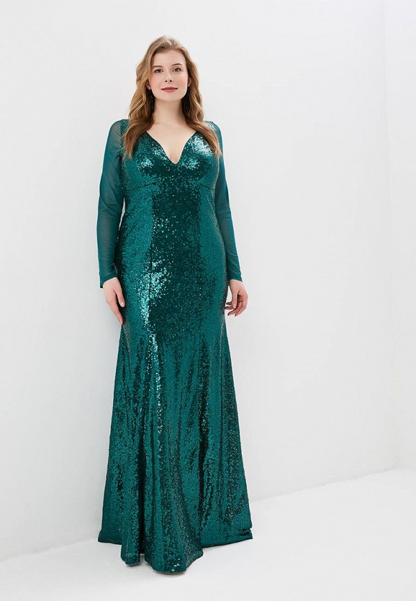 

Платье Goddiva Size Plus, Goddiva Size Plus GO015EWEQJS7, Зеленый
