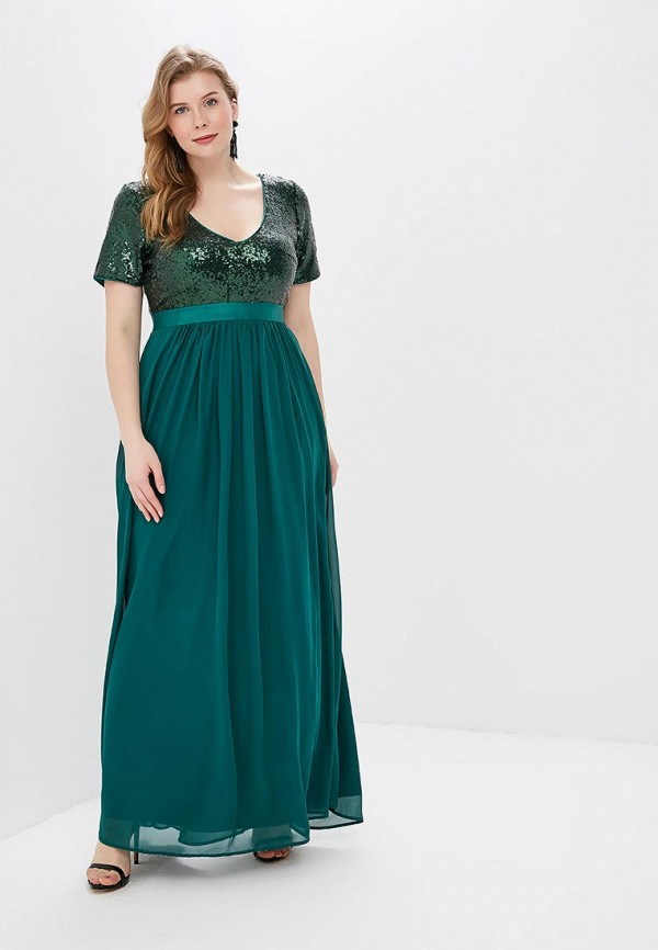 

Платье Goddiva Size Plus, Goddiva Size Plus GO015EWEQJS8, Зеленый