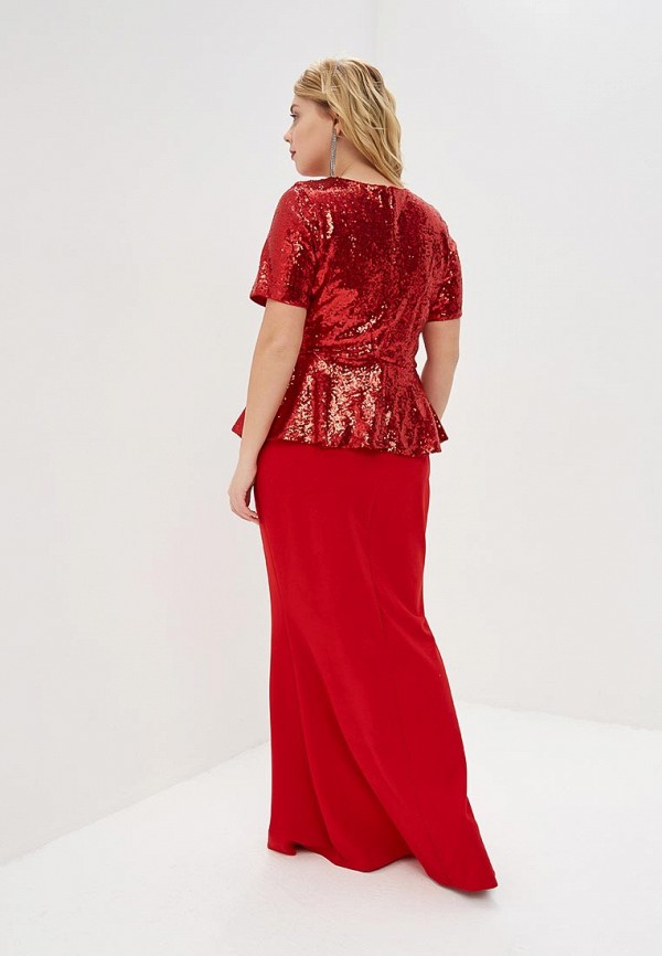 

Платье Goddiva Size Plus; Goddiva Size Plus GO015EWEQJT3, Красный