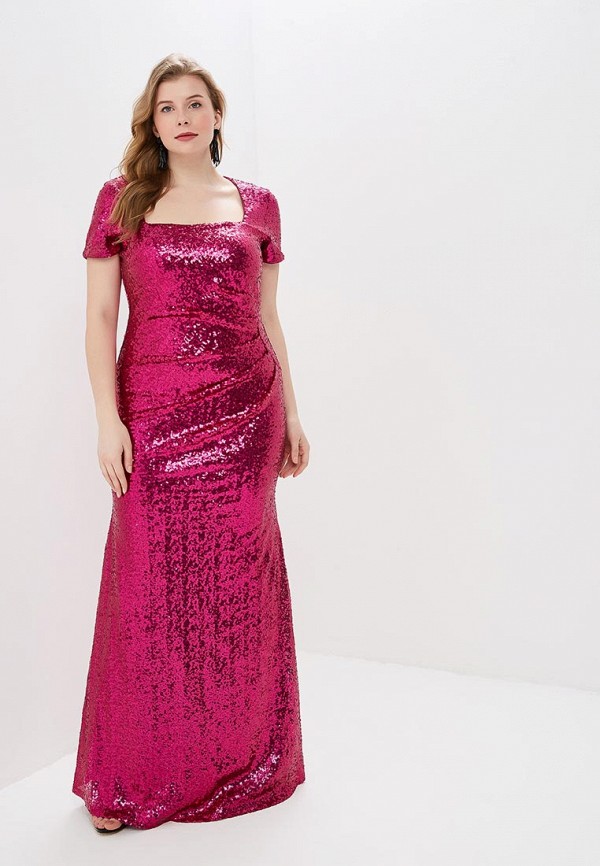 

Платье Goddiva Size Plus, Розовый, Goddiva Size Plus GO015EWEQJT6