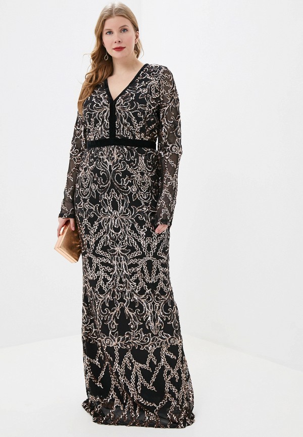 

Платье Goddiva Size Plus, Черный, Goddiva Size Plus GO015EWGOEA2