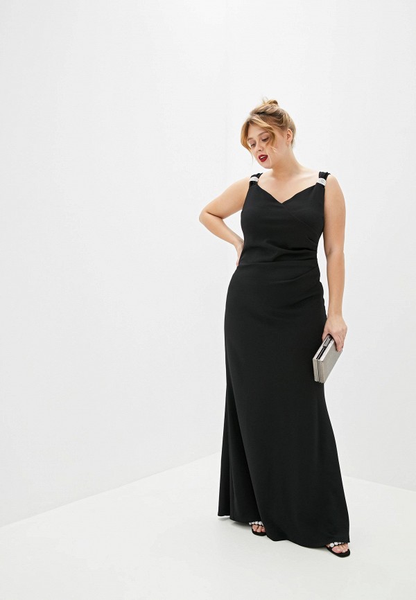 

Платье Goddiva Size Plus, Черный, Goddiva Size Plus GO015EWGOEB3
