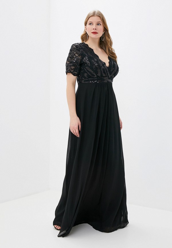 

Платье Goddiva Size Plus, Черный, Goddiva Size Plus GO015EWGOEB6