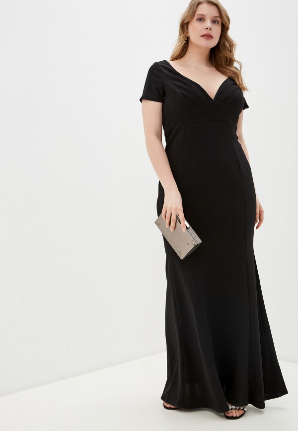 

Платье Goddiva Size Plus, Черный