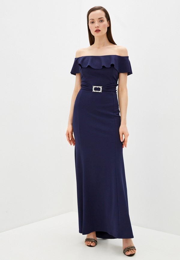 

Платье Goddiva Size Plus, Синий