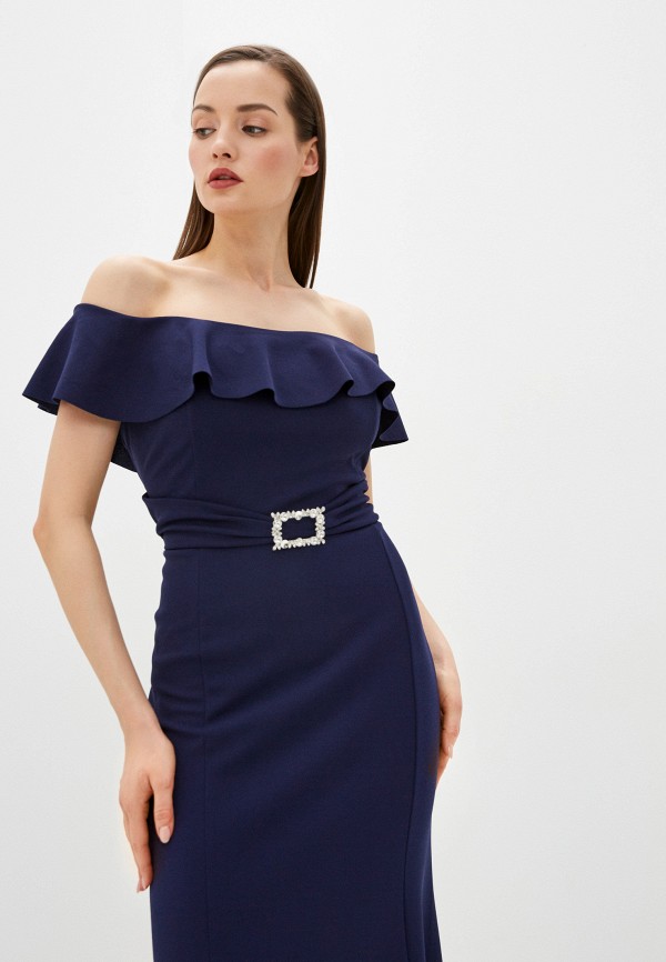 

Платье Goddiva Size Plus, Синий, Goddiva Size Plus GO015EWHYWM8
