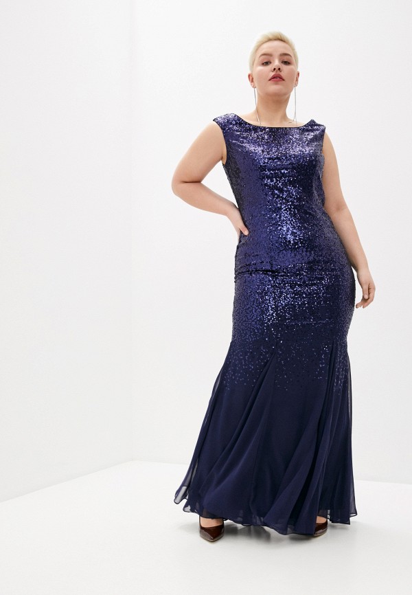 

Платье Goddiva Size Plus, Синий, Goddiva Size Plus GO015EWHYWN4