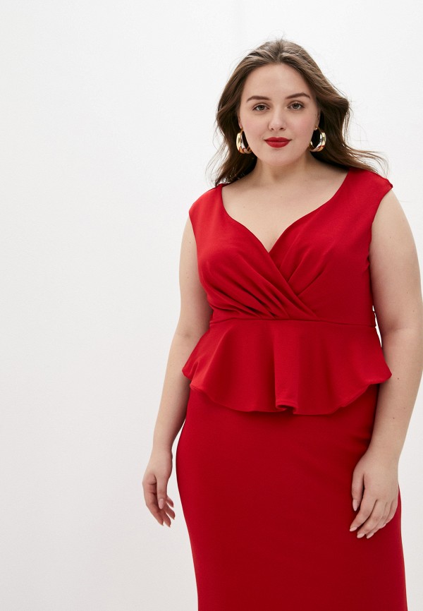 

Платье Goddiva Size Plus, Красный, Goddiva Size Plus GO015EWHYWN8