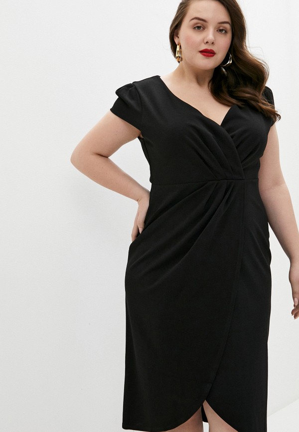 

Платье Goddiva Size Plus, Черный