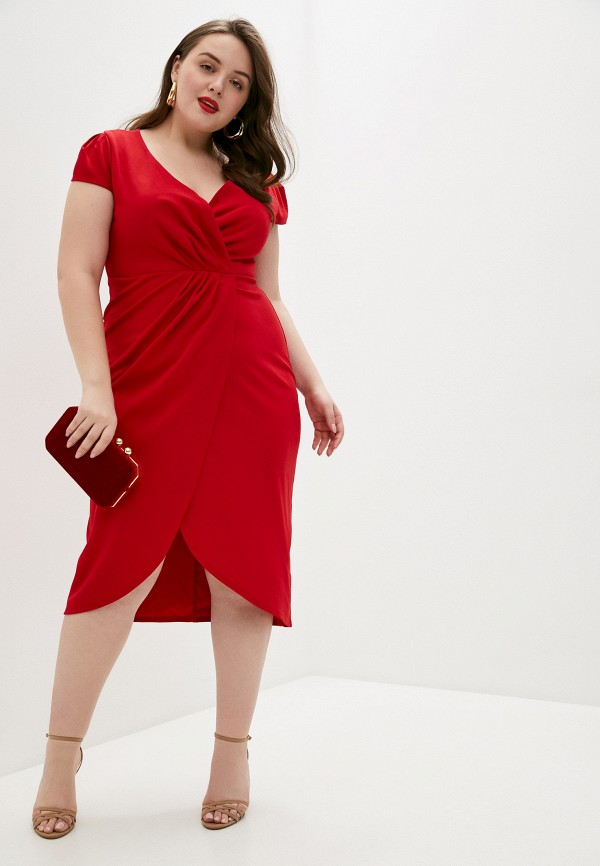 

Платье Goddiva Size Plus, Красный, Goddiva Size Plus GO015EWHYWO2