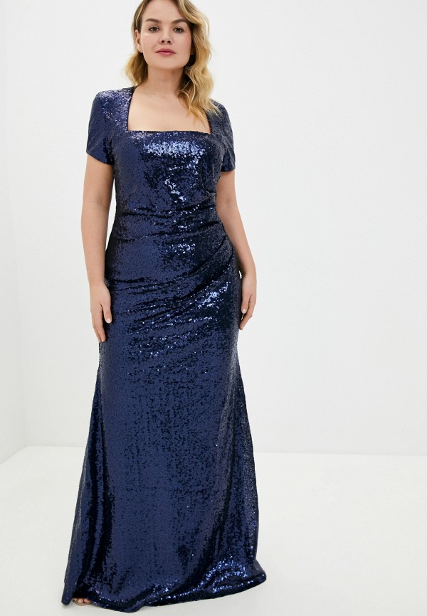 

Платье Goddiva Size Plus, Синий