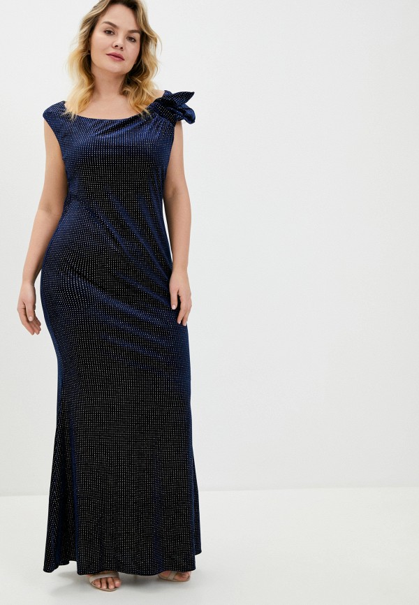 

Платье Goddiva Size Plus, Синий