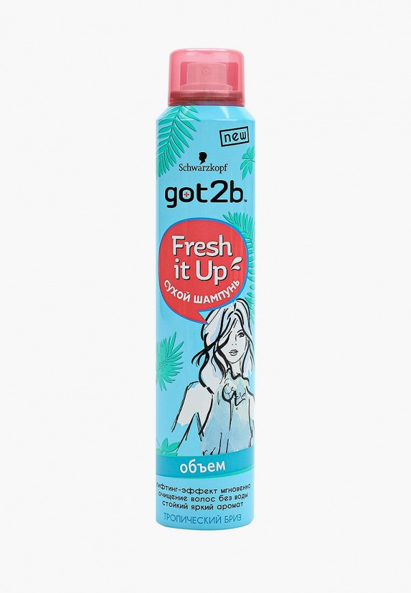 

Сухой шампунь Got2B, Fresh it Up, парфюмированный объем, Тропический бриз, Прозрачный
