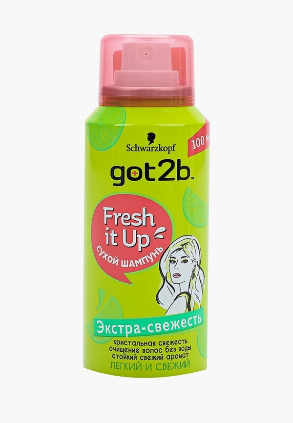 

Сухой шампунь Got2B, MINI Fresh it Up. Парфюмированный. Экстра-свежесть. Легкий и свежий, Прозрачный