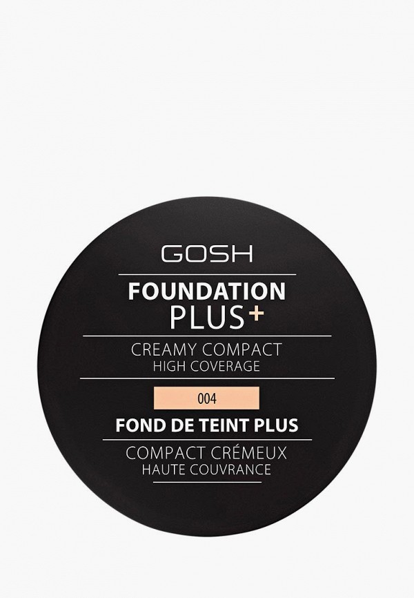 

Пудра Gosh, Бежевый, компактная кремовая Foundation Plus, 9 г, 004 натуральный
