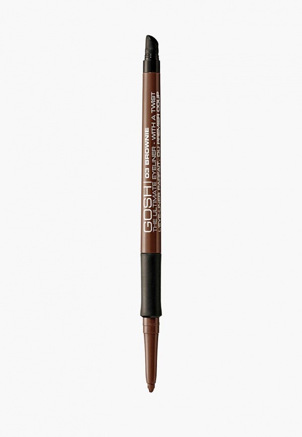 

Карандаш для глаз Gosh, Коричневый, the ultimate eyeliner 03 brownie коричневый