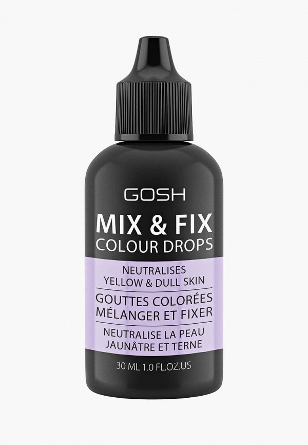 

Корректор Gosh, Фиолетовый, Mix&Fix Color Drops, 30 мл, 003 фиолетовый