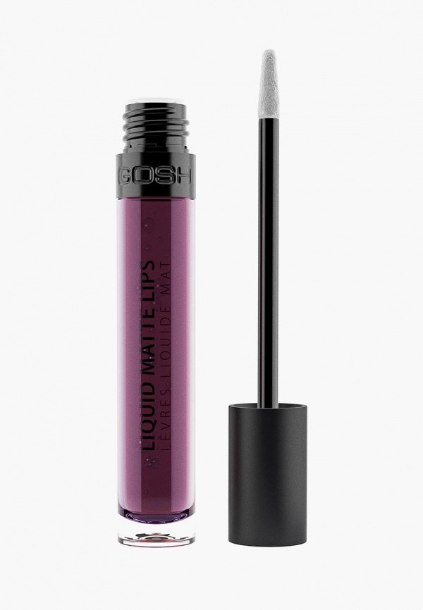 

Помада Gosh, Фиолетовый, Liquid Matte Lips матовая, 4 мл, 008 Arabian Night