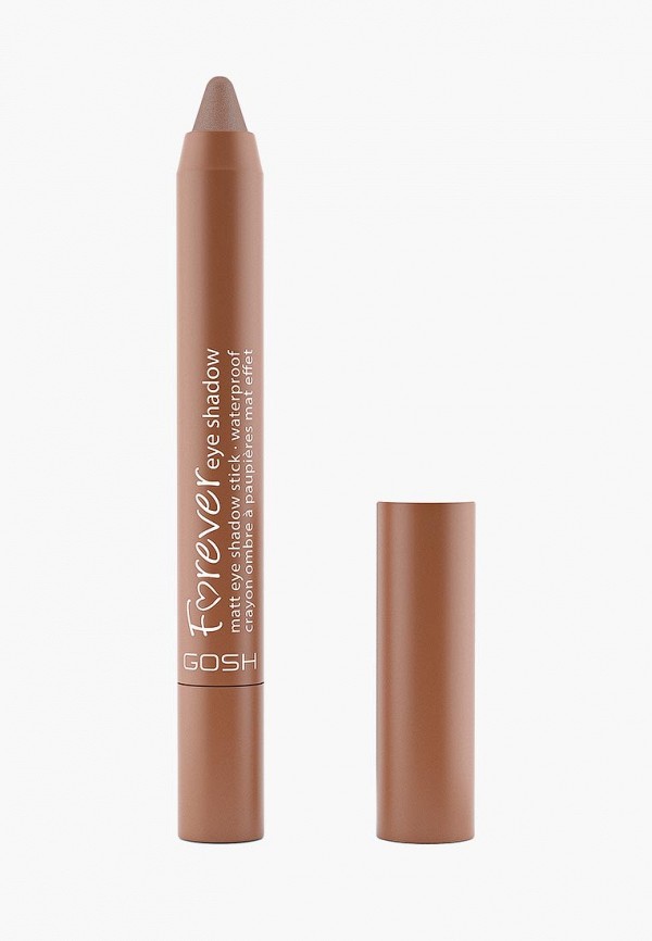 

Тени для век Gosh, в карандаше Forever Eye Shadow Matt водостойкие, 1.5 г, 09 Nougat, Прозрачный