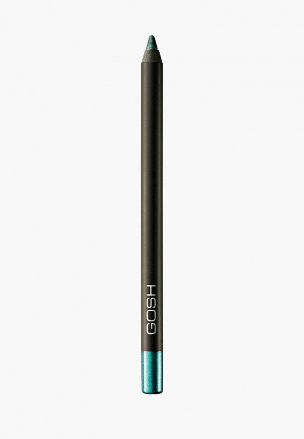 

Карандаш для глаз Gosh, Velvet Touch, водостойкий, 1.2 г, 018 I sea you бирюзовый с блестками, Прозрачный