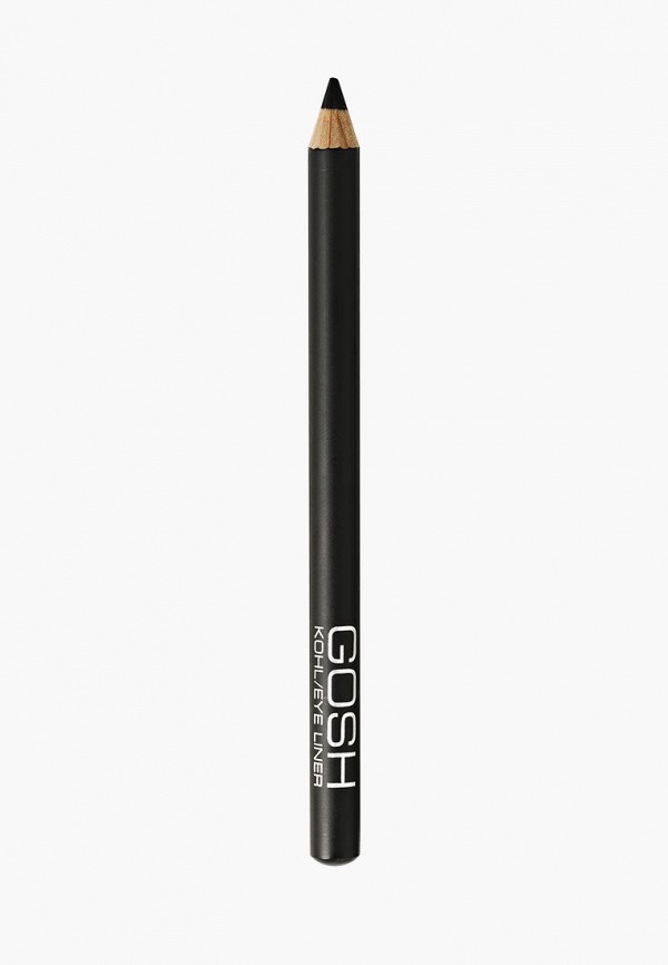 

Карандаш для глаз Gosh, Прозрачный, Kohl Eye Liner, Black Черный, 1.1 г