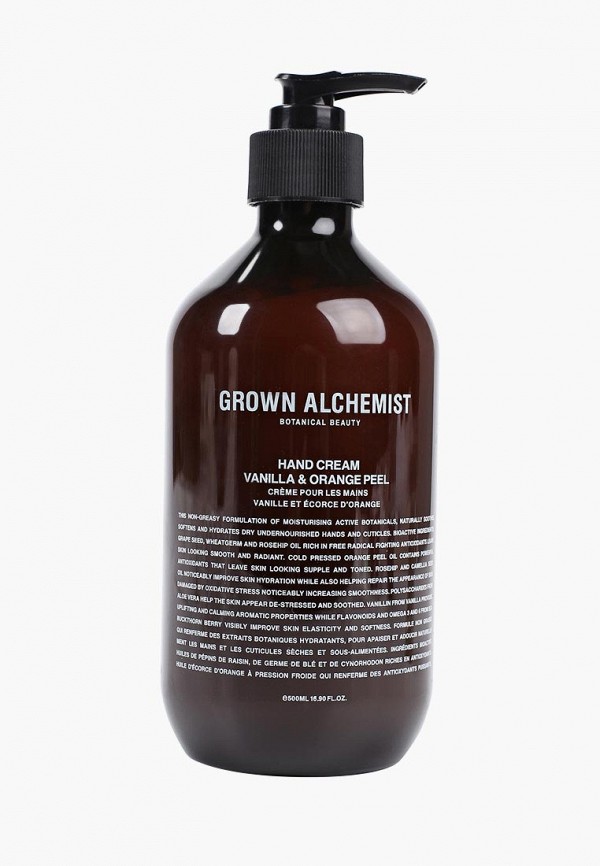 

Крем для рук Grown Alchemist, Белый, "Ваниль и апельсин", 500 мл