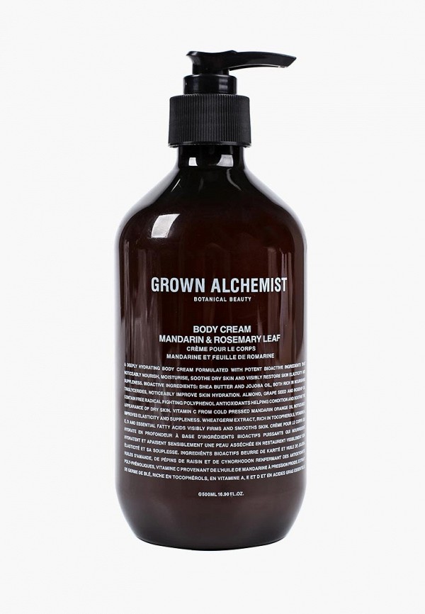 

Крем для тела Grown Alchemist, Белый, "Мандарин и розмарин", 500 мл