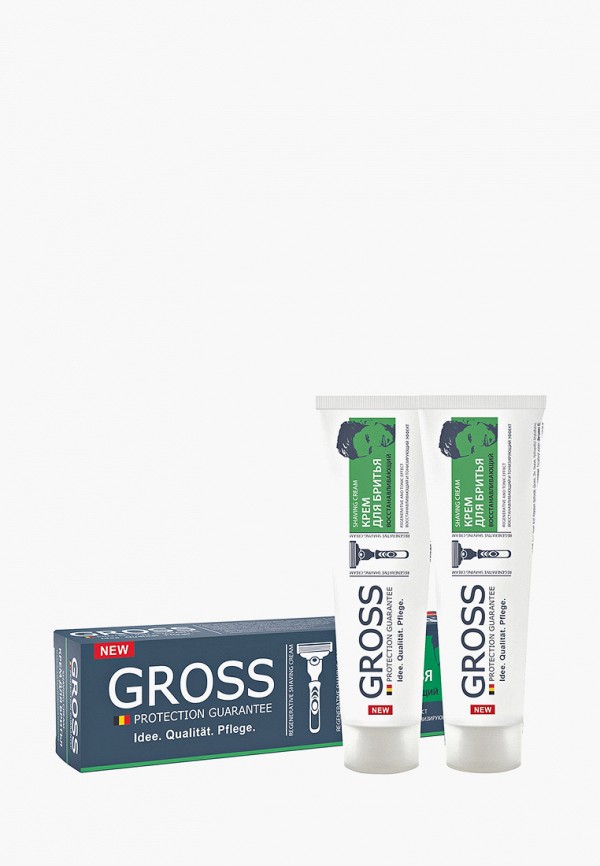 

Крем для бритья Gross, Белый, восстанавливающий, 2 шт.