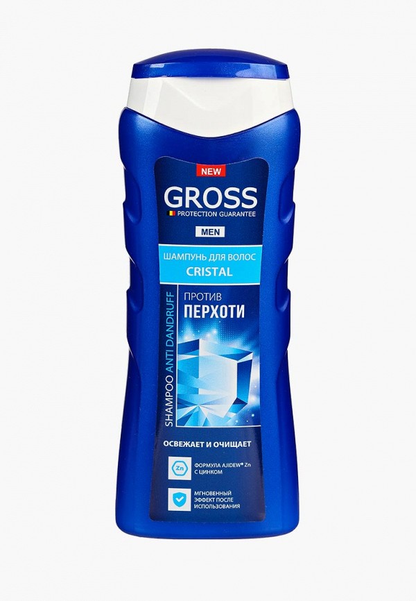 

Шампунь Gross, Прозрачный, CRISTAL, против перхоти, 250 мл