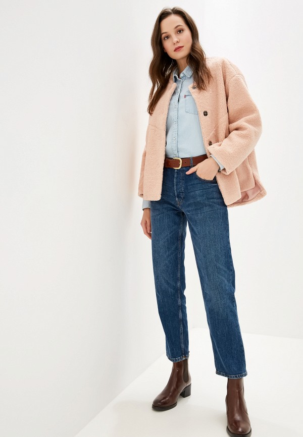 

Шуба Grand Style, Розовый, Grand Style GR025EWGDUS3