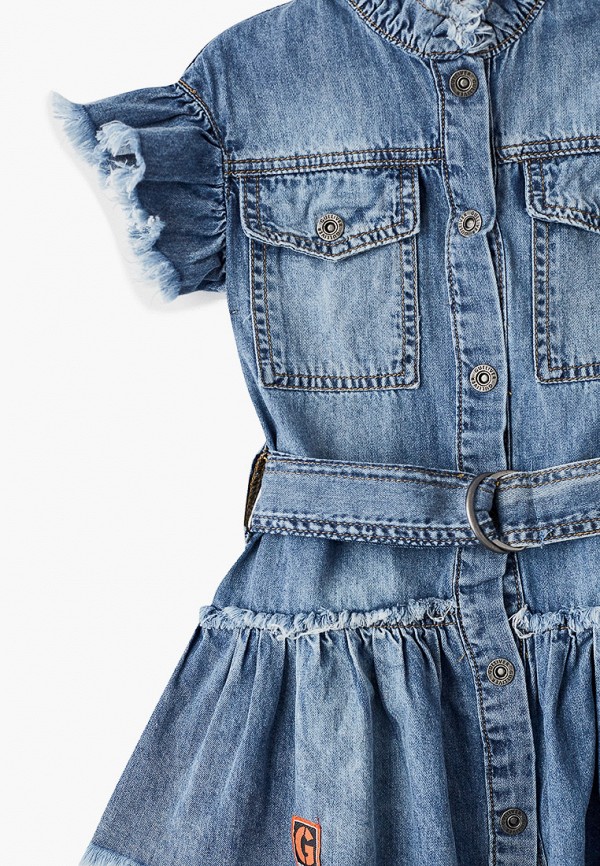 Платья для девочки джинсовое Gulliver 12102GMC2503 Фото 3