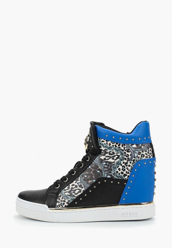 

Кеды на танкетке Guess, Guess GU460AWDPKN9, Черный