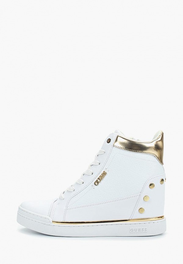 

Кеды на танкетке Guess, FINLY, Белый