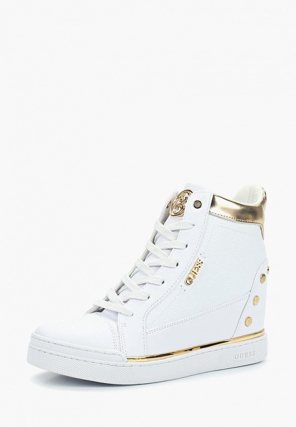 

Кеды на танкетке Guess; Guess GU460AWDPKO3, Белый
