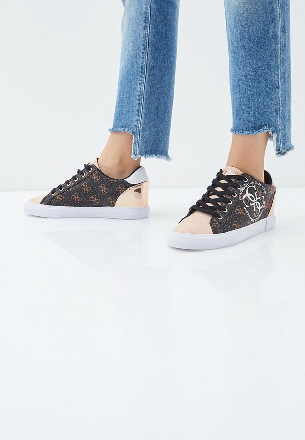 

Кеды на танкетке Guess, Мультиколор