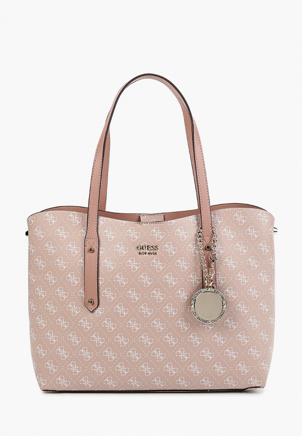 

Комплект Guess, Розовый, сумка, вкладыш, брелок