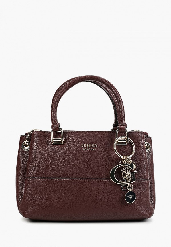 

Комплект Guess, Бордовый, сумка с брелоком