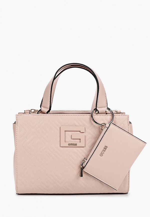 

Комплект Guess, Розовый, сумка и кошелек