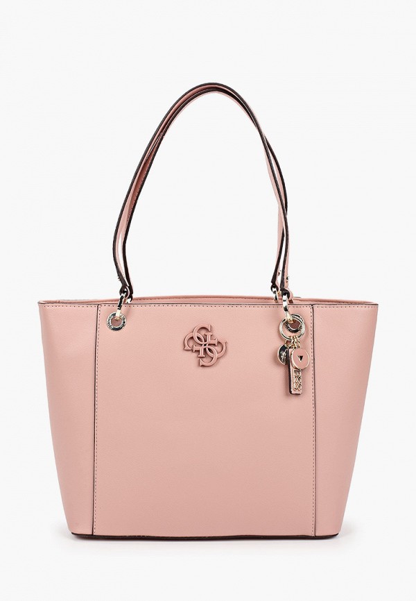 

Сумка Guess, Розовый, с брелоком