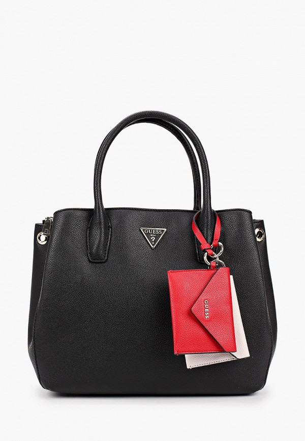 

Комплект Guess, Черный, сумка и 2 кошелька