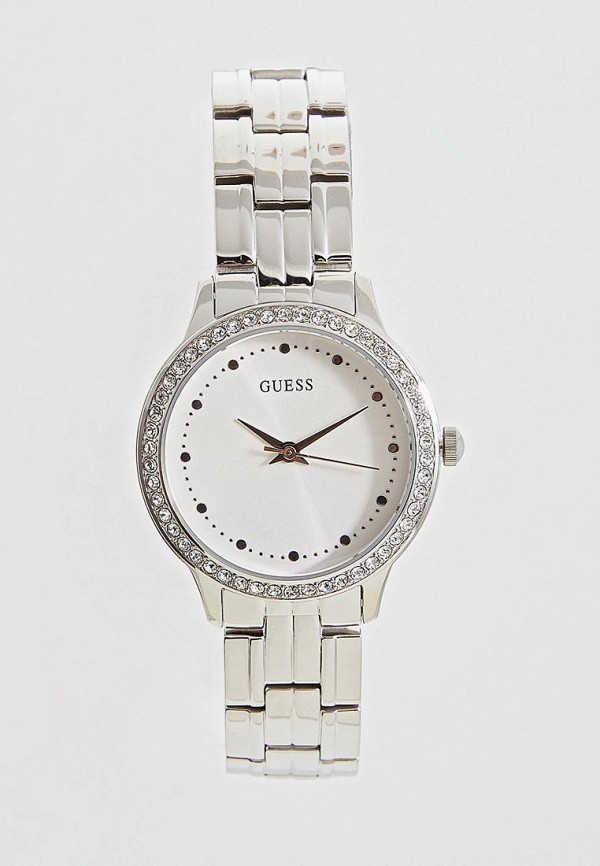 

Часы Guess, Серебряный, W1209L1