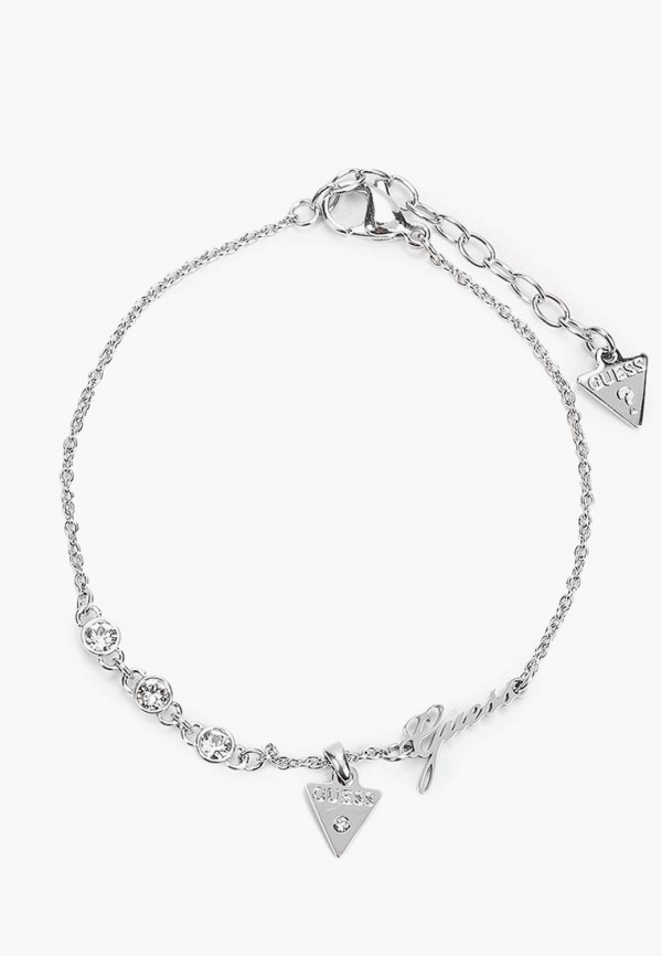 

Браслет Guess, Серебряный, с родиевым покрытием