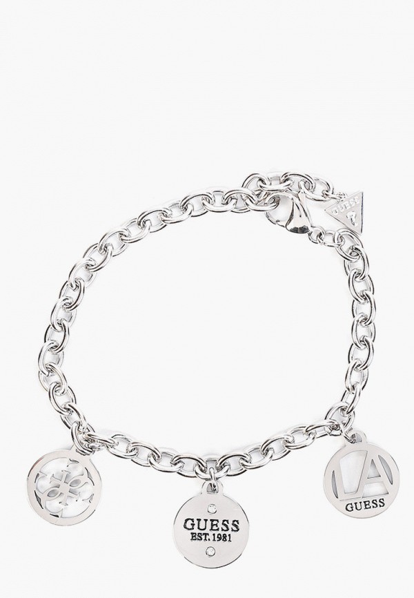 

Браслет Guess, Серебряный, с родиевым покрытием