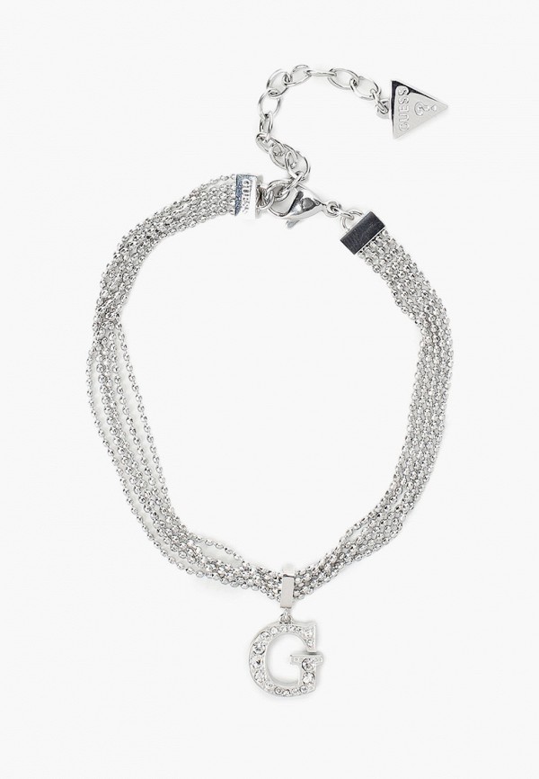 

Браслет Guess, Серебряный, с родиевым покрытием
