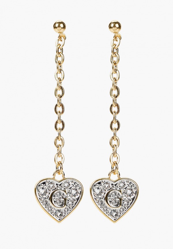 

Серьги Guess, Разноцветный, с позолотой