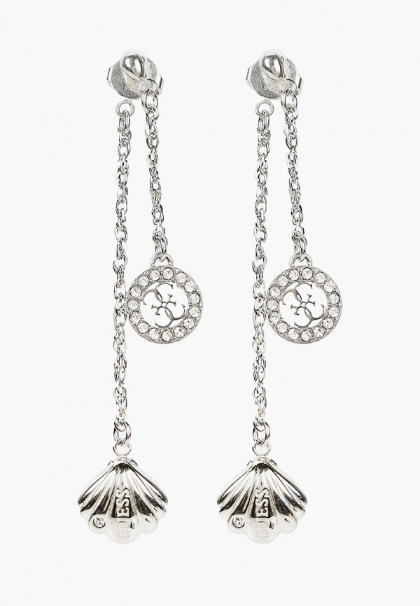 

Серьги Guess, Серебряный, с родиевым покрытием