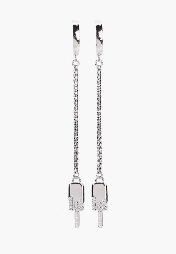 

Серьги Guess, Серебряный, с родиевым покрытием
