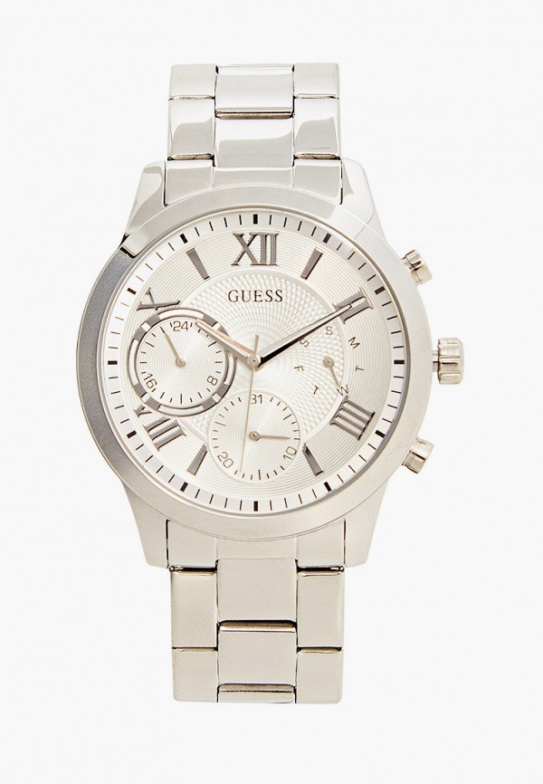 

Часы Guess, Серебряный, W1070L1