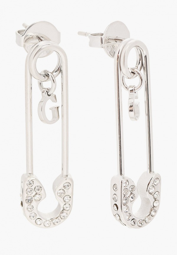 

Серьги Guess, Серебряный, с родиевым покрытием
