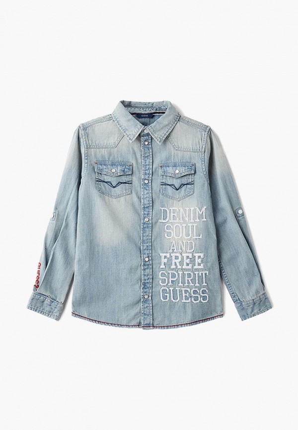 

Рубашка джинсовая Guess, Синий